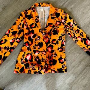 Cheetah blazer